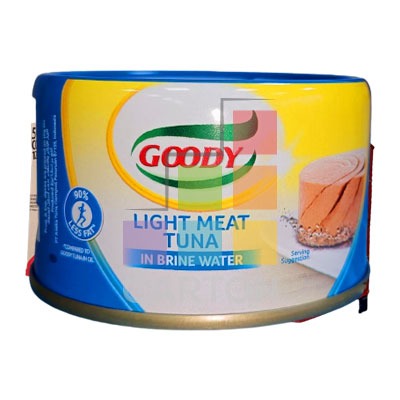 GOODY LIGHT MEAT TUNA IN BRINE WATER 48*90GM