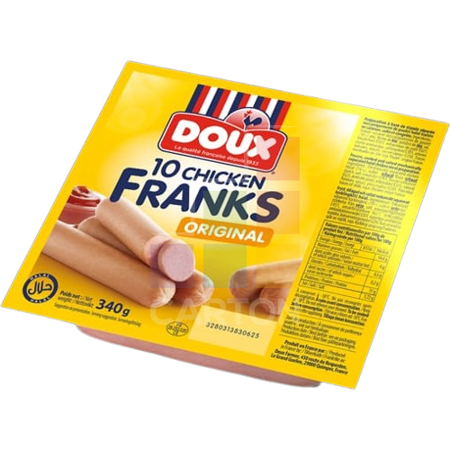 Doux Chicken Franks 340gm