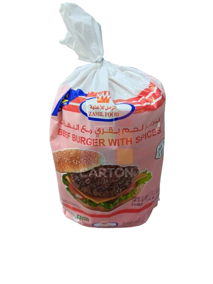 Beef Burger Unbreaded 6*12pcs Zami