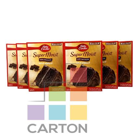 BETTY CROCKER SUPER MOIST CAKE MIX DARK CHOCOLATE 6*500GM