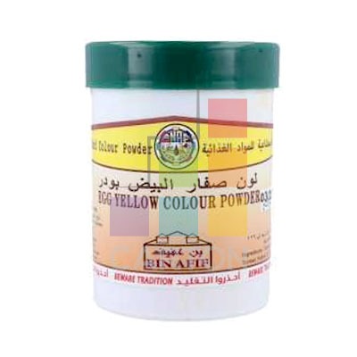 BIN AFIF SAFFRON EGG YELLOW COLOR POWDER 40*100GM