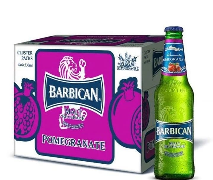BARBICAN POMEGRANATE(NON-ALCOHOLIC DRINK) 24*330ML