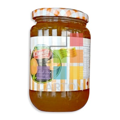 CHTOURA GARDEN JAM ORANGE MARMALADE 12*450GM