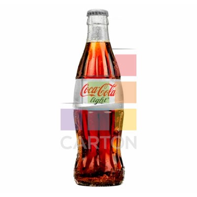 COCA COLA LIGHT GLASS BOTTLE 24*250ML