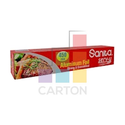 SANITA ALUMINIUM FOIL 6*45cm*85MTR