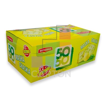 Britannia 50-50 Maska Chaska BIscuits 24*55gm