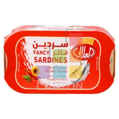 SARDINES WTIH CHILLI 50*100GM - ALALALI