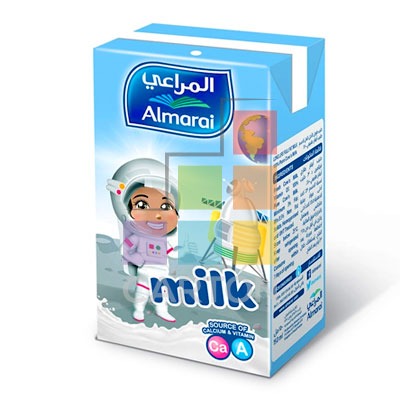ALMARAI LONG LIFE FULL FAT MILK 18*150ML