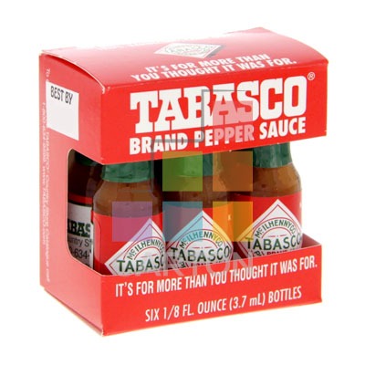 TABASCO CHILLI SAUCE 6*3.7ML