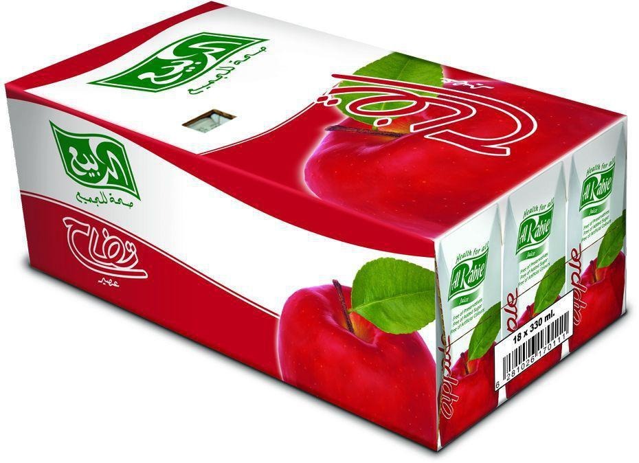 AL RABIE APPLE JUICE 18*200ML