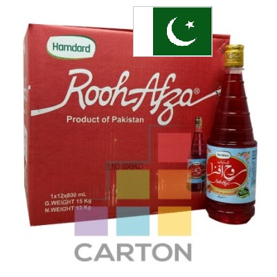 ROOHAFZA SYRUP PAKISTAN  12*800ML