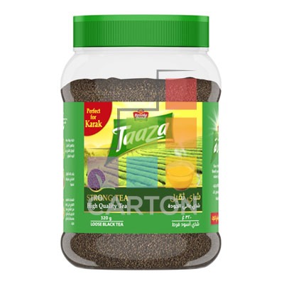BROOKE BOND TAAZA BLACK LOOSE TEA 12*320GM