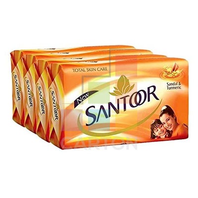 SANTOOR SOAP SANDAL & TURMERIC 72*125GM