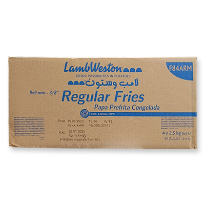French Fries  Size 9/9  (4*2.5KG) - LAMBWESTON