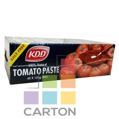 TOMATO PASTE 40*135GM - KDD