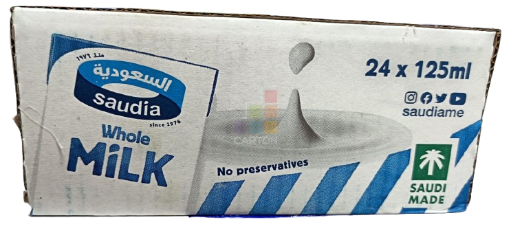 Saudia Milk Small 24*125ml