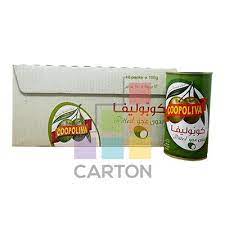 زيتون كوبوليفا اخضر بدون عجو ١٢*١٥٠ جرام