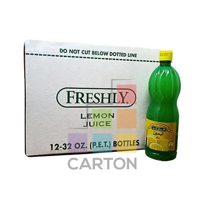 FRESHLY LEMON JUICE 12*946ML