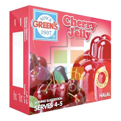 GREEN'S CHERRY JELLY 36*80GM