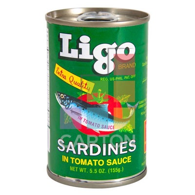 LIGO SARDINES IN TOMATO SAUCE 100*155GM