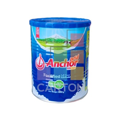 ANCHOR FULL CREAM MILK POWDER 12*400GM