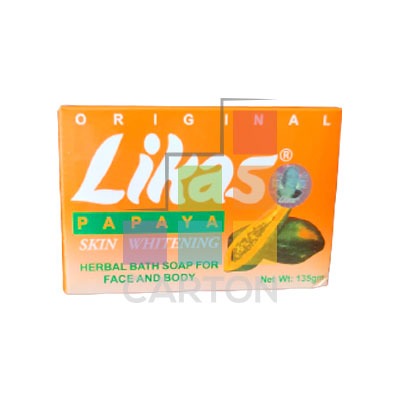 LIKAS ORIGINAL PAPAYA WHITENING SOAP 12*135GM