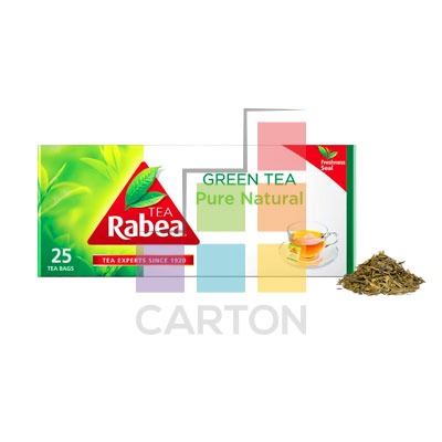 RABEA GREEN TEA PURE NATURAL 12*25BAGS