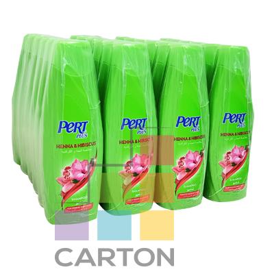 PERT PLUS SHAMPOO WITH HENNA AND HIBISCUS EXTRACT 12*400ML