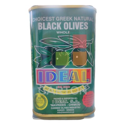 BLACK OLIVE WHOLE 6*250GM - IDEAL
