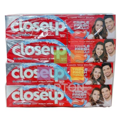 CLOSEUP TOOTHPASTE RED HOT 12*120ML