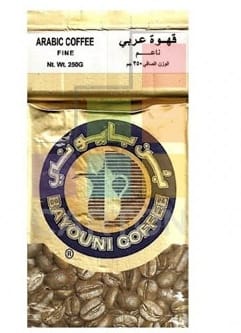 BAYOUNI COFFEE  (ARABIC FINE) - 3*250GM