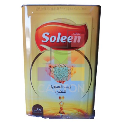 PURE SOYBEAN OIL 1*17LTR - SOLEEN
