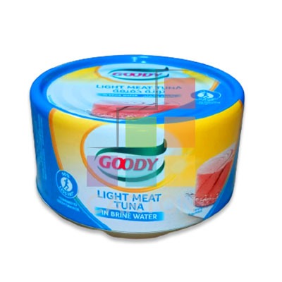 GOODY LIGHT MEAT TUNA IN BRINE WATER 185GM