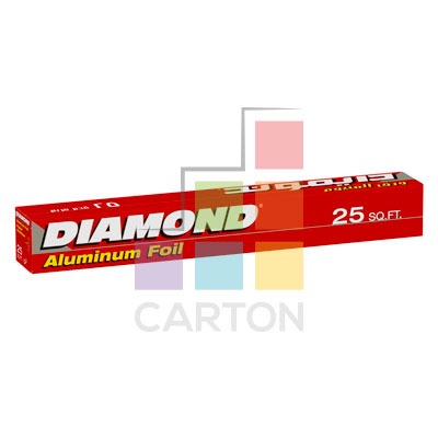 DIAMOND ALUMINIUM FOIL 24*(30cm*25 SQ.FT)