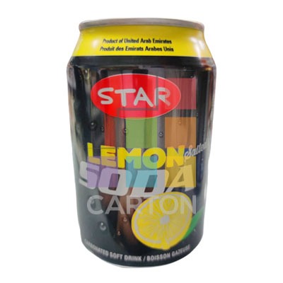 STAR SODA 24*300ML LEMON