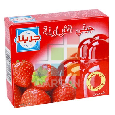 GREEN'S STRAWBERRY JELLY 36*80GM