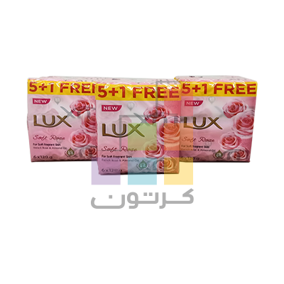 LUX SOAP SOFT ROSE 72*120GM