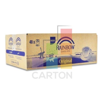 RAINBOW ORIGINAL EVAPORATED MILK 48*170ML