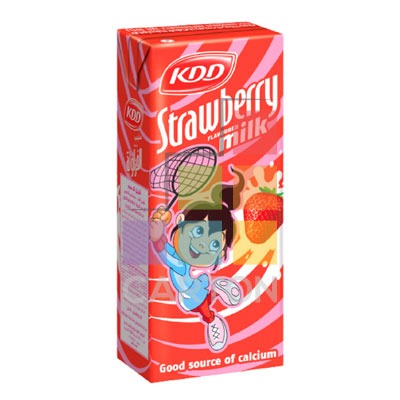KDD STRAWBERRY FLAVORED MILK 18*180ML