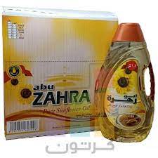 ABU ZAHRA PURE SUNFLOWER OIL - 6*1.5LTR