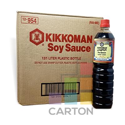 KIKKOMAN SOY SAUCE 12*1 LITER