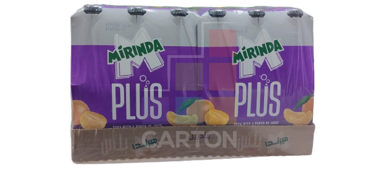 Mirinda Plus Tangerine Flavour Drink 24*300ml