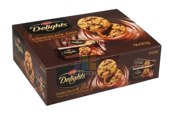 Tiffany Delights Choco chips Cookies 12*33gm